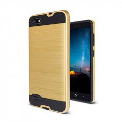 ZTE Blade Force / ZTE Warp 8 N9517 Armor Hybrid Case (Gold)